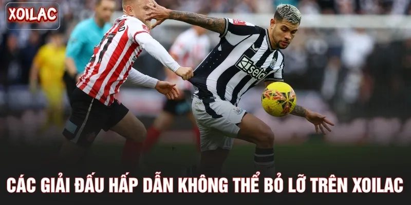 Các giải đấu hấp dẫn không thể bỏ lỡ trên Xoilac